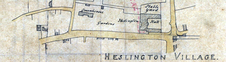 Heslington Village map